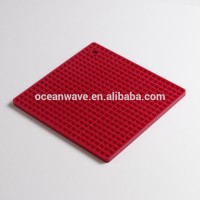 100 Silicone mat non slip silicone rubber pad trivet for tableware utensils