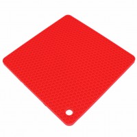 Household kitchen flexible silicone anti-slip trivet mat pad rubber feet trivet for tableware