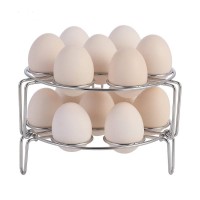 Stainless Steel Stackable Egg Steamer Rack Trivet for Instant Pot Accessories