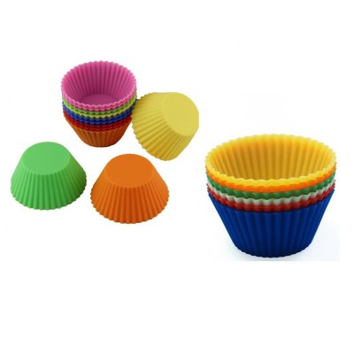 Food grade wholesale silicone muffin baking cups for DIY food