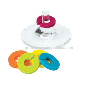 Colorful Silicone Glass Marker,Silicone Glass Charm,Silicone Glass Clip