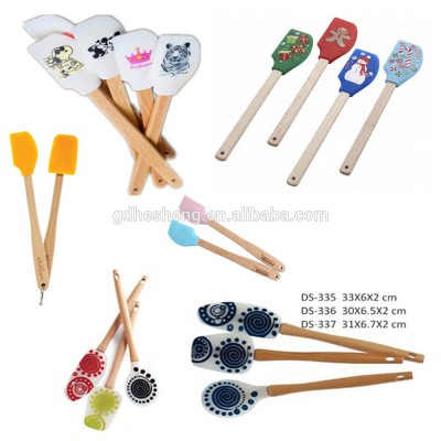 Food grade custom logo silicone spatula